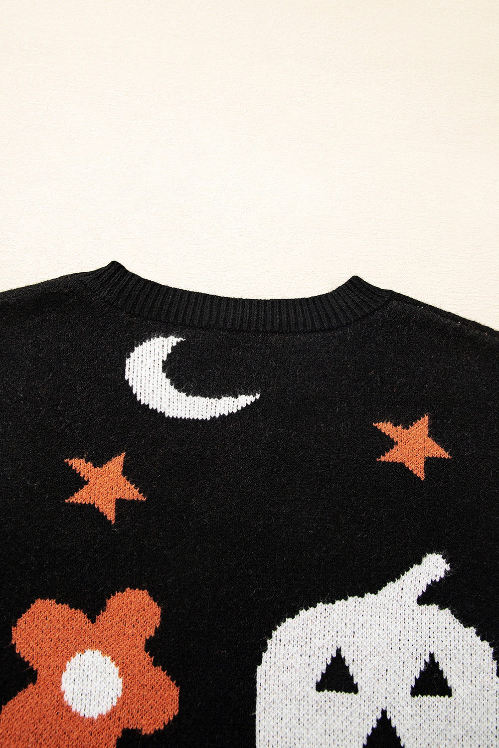 Women's Halloween Pumpkin Graphic Knit Sweater