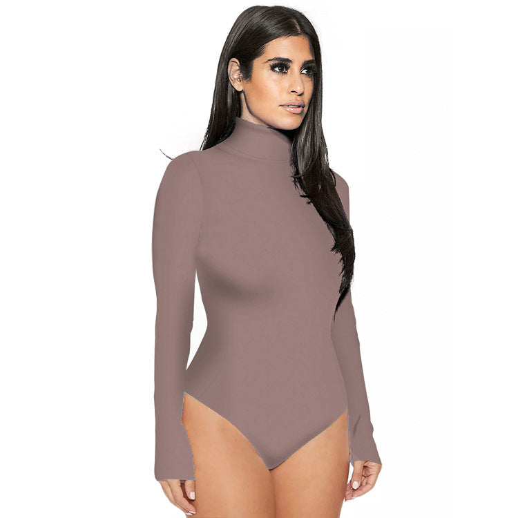 Women's Long Sleeve Turtleneck Bodysuit