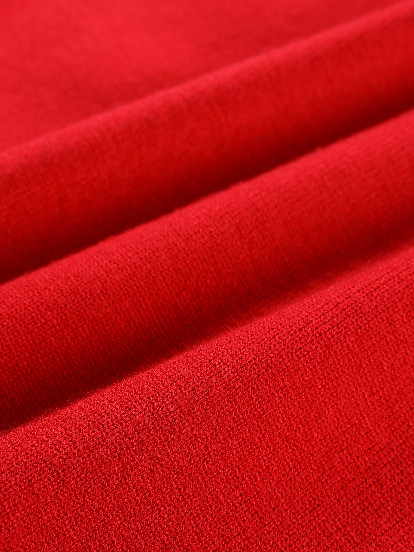 Cute Embroidered Red Knit Vest Cardigan for Kids – Adorable Ruffle Hem