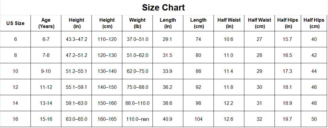 Girls High Waist Wide Leg Jeans with Pockets