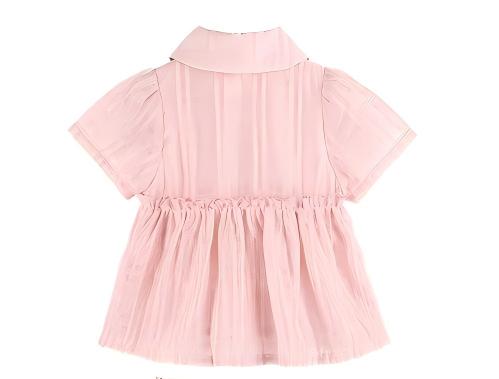 Girls Pink Bow Polo Shirt or Wide Leg Pants
