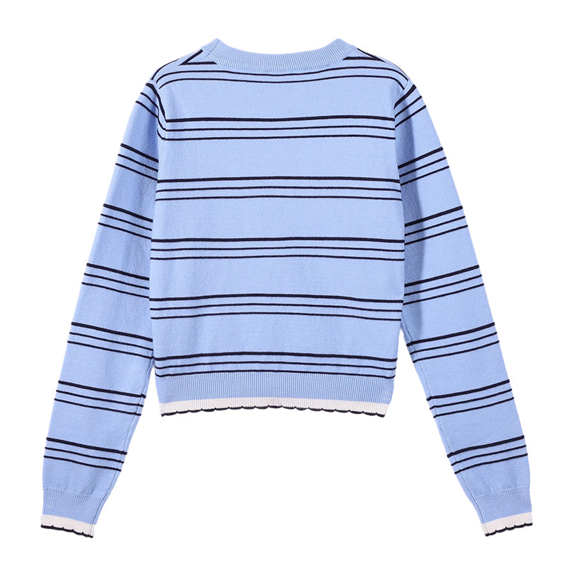 Cute Cartoon Cat Sequin Knit Sweater