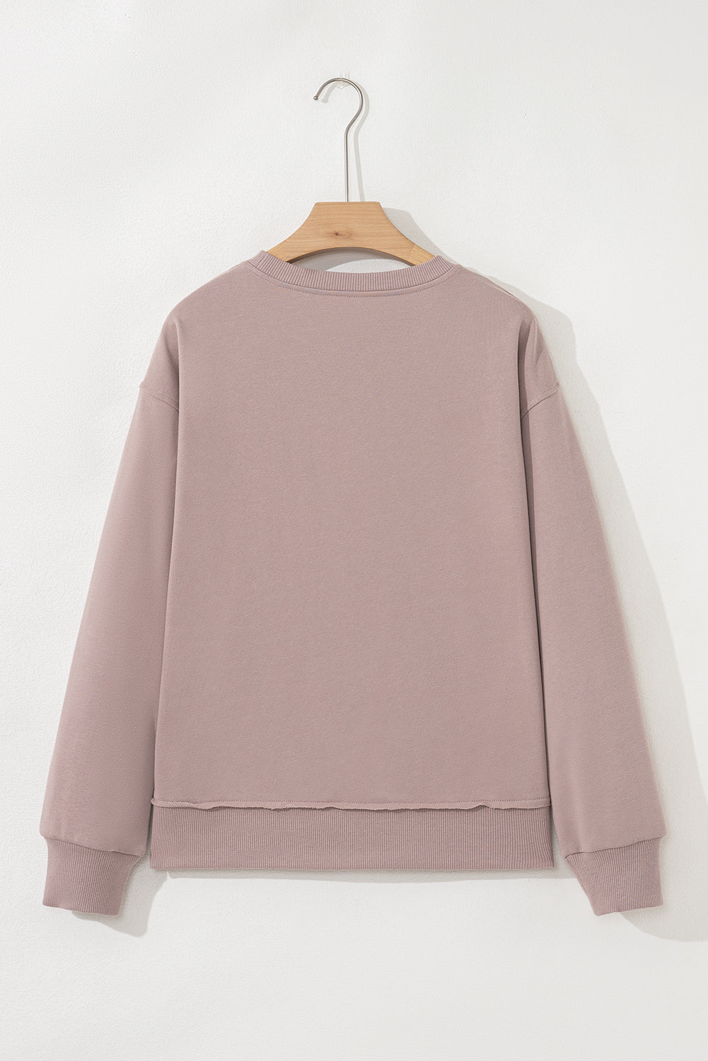 Khaki Gobble Gobble Chenille Letter Thanksgiving Sweatshirt