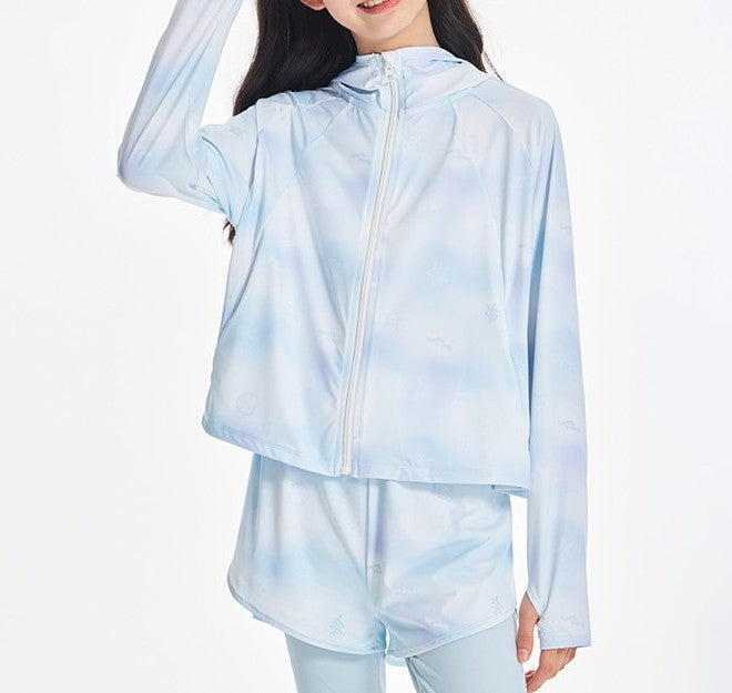 Girls Summer Quick Dry Lightweight Sun Protection Jacket