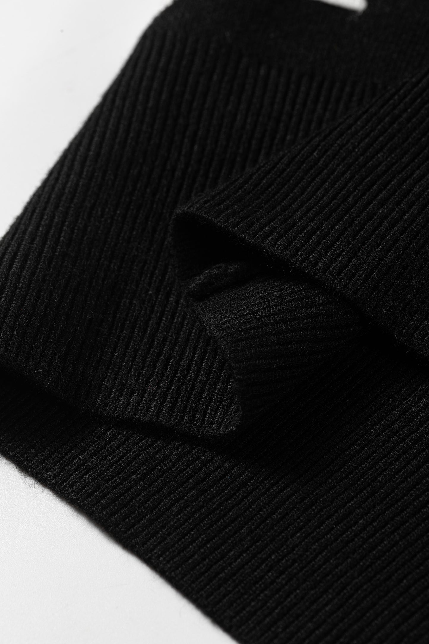 Black Western Horse Knit Sweater Vest Mock Neck Tank Top