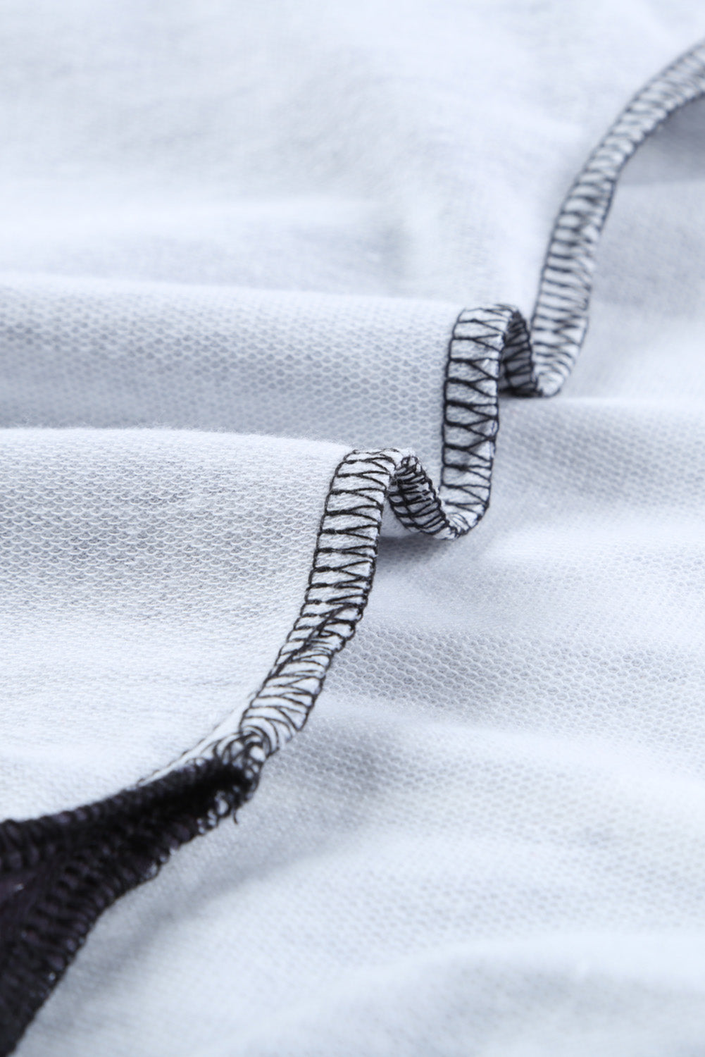 Black Abstract Stripe Tie-Dye Crewneck Sweatshirt