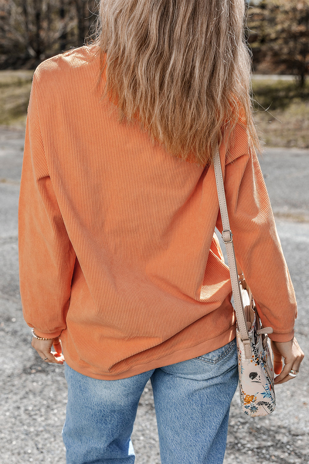 Thanksgiving Orange Spices Your Pumpkin Corded Sweatshirt