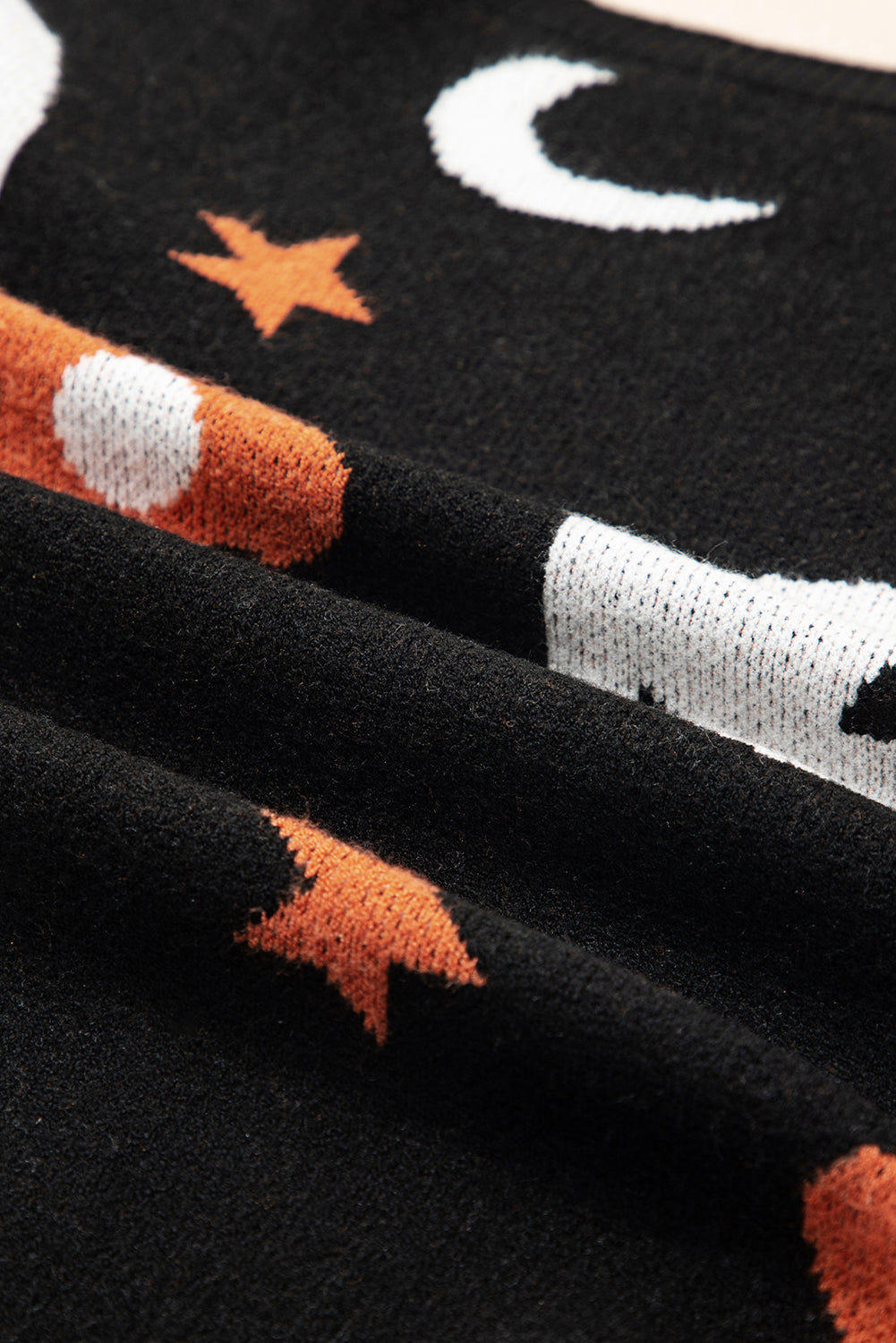 Women's Halloween Pumpkin Graphic Knit Sweater