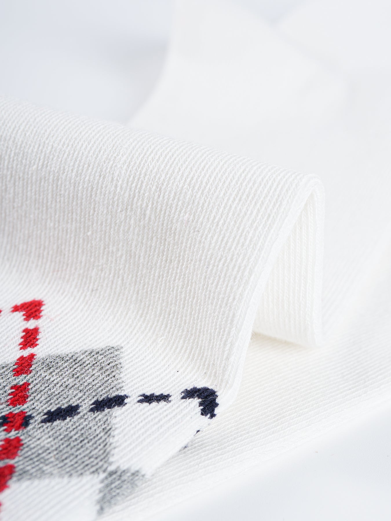 Girls Argyle Cotton Crew Socks Mid-Calf School Style