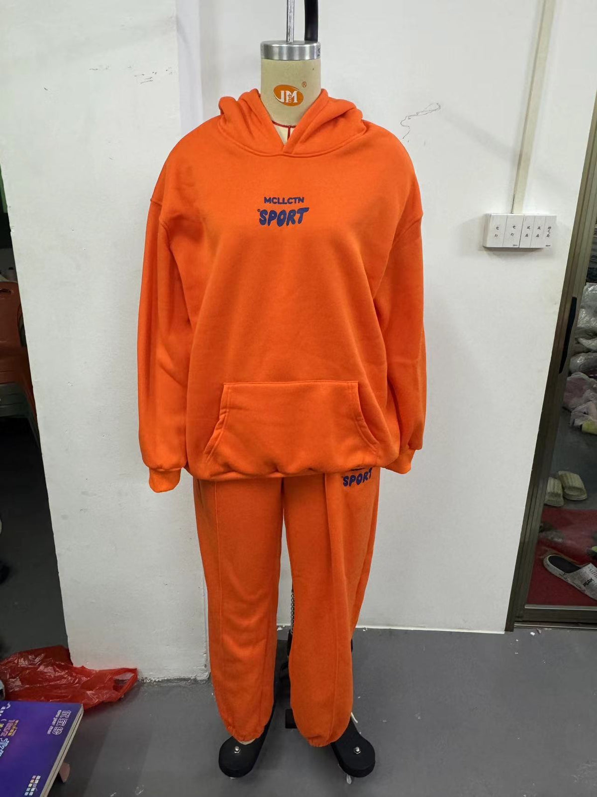Women's Fleece Lined Graphic Hoodie Sweatpants Set