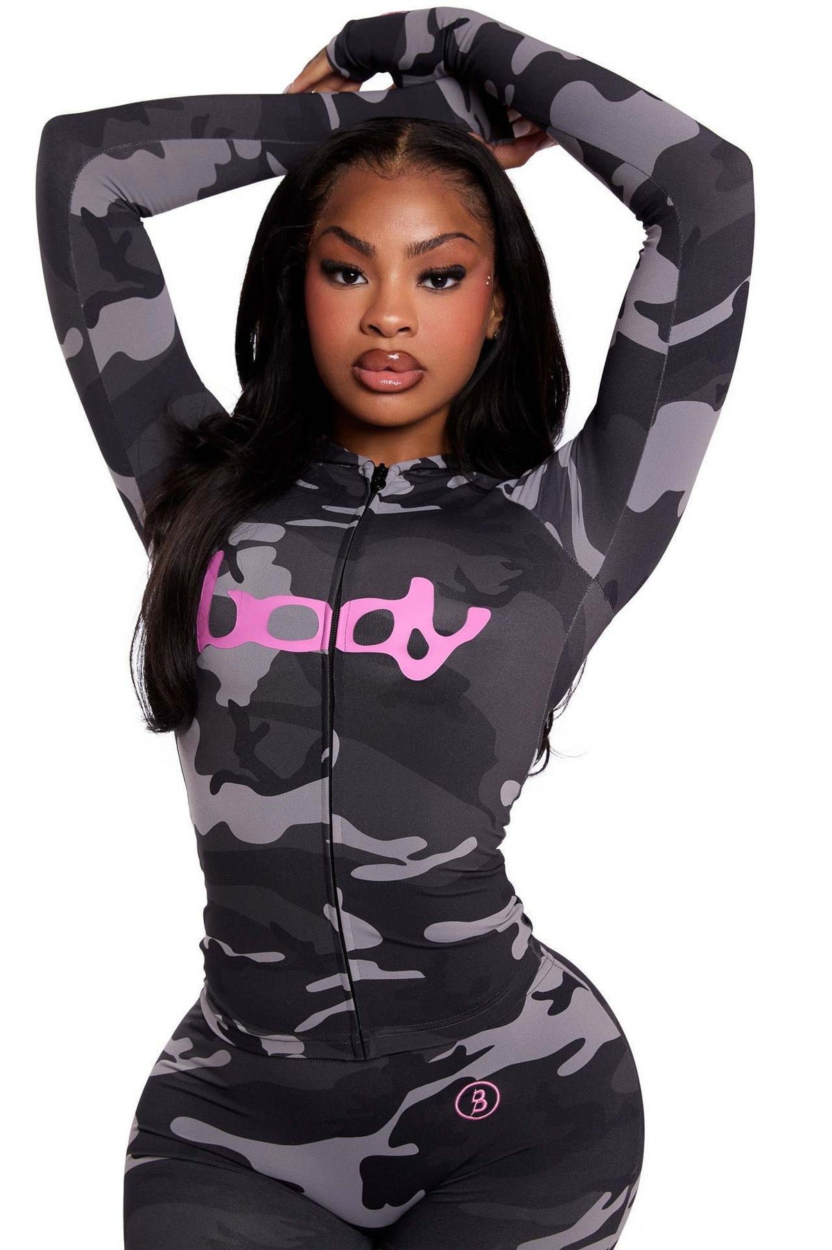 Women's Y2K Leopard Print Hoodie Leggings Two Piece Set