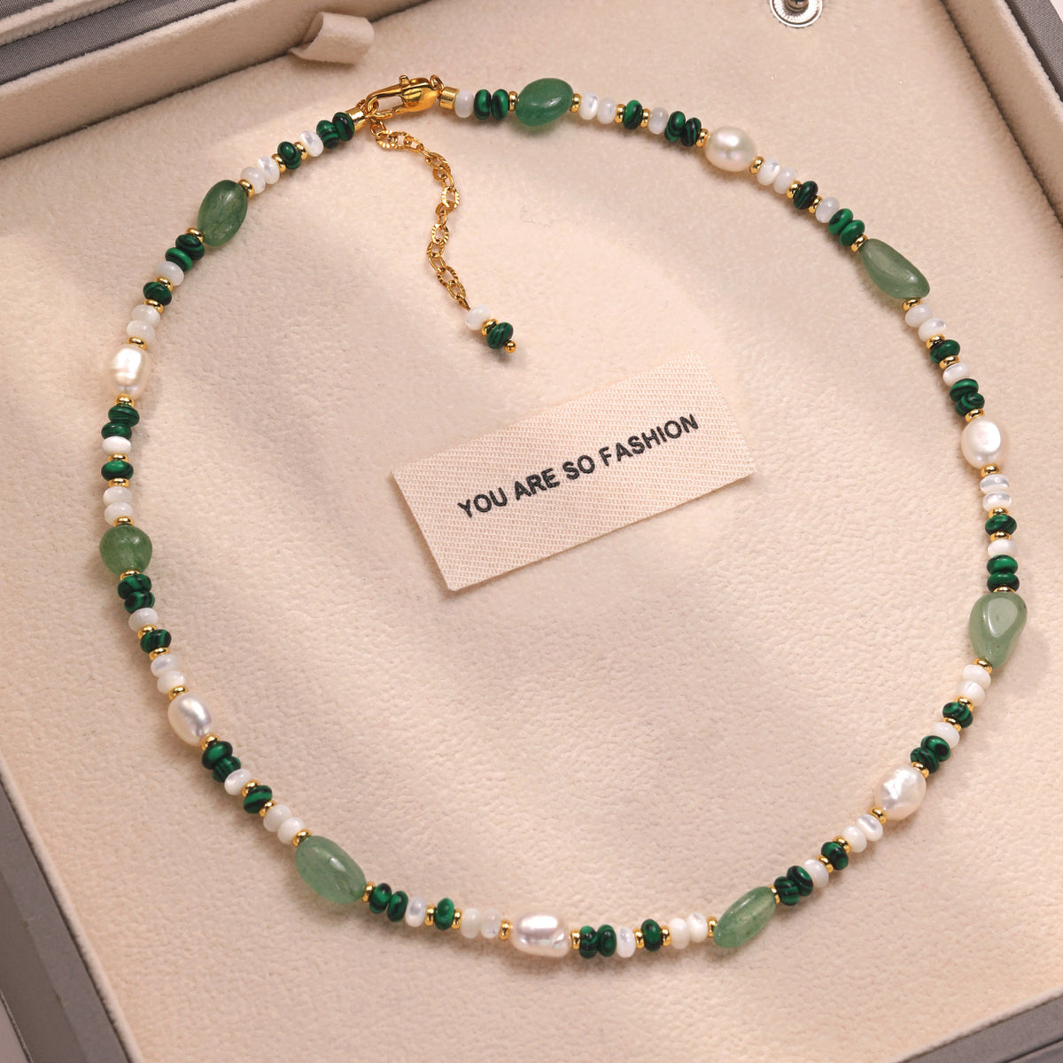 Handmade Freshwater Pearl Beaded Choker Necklace
