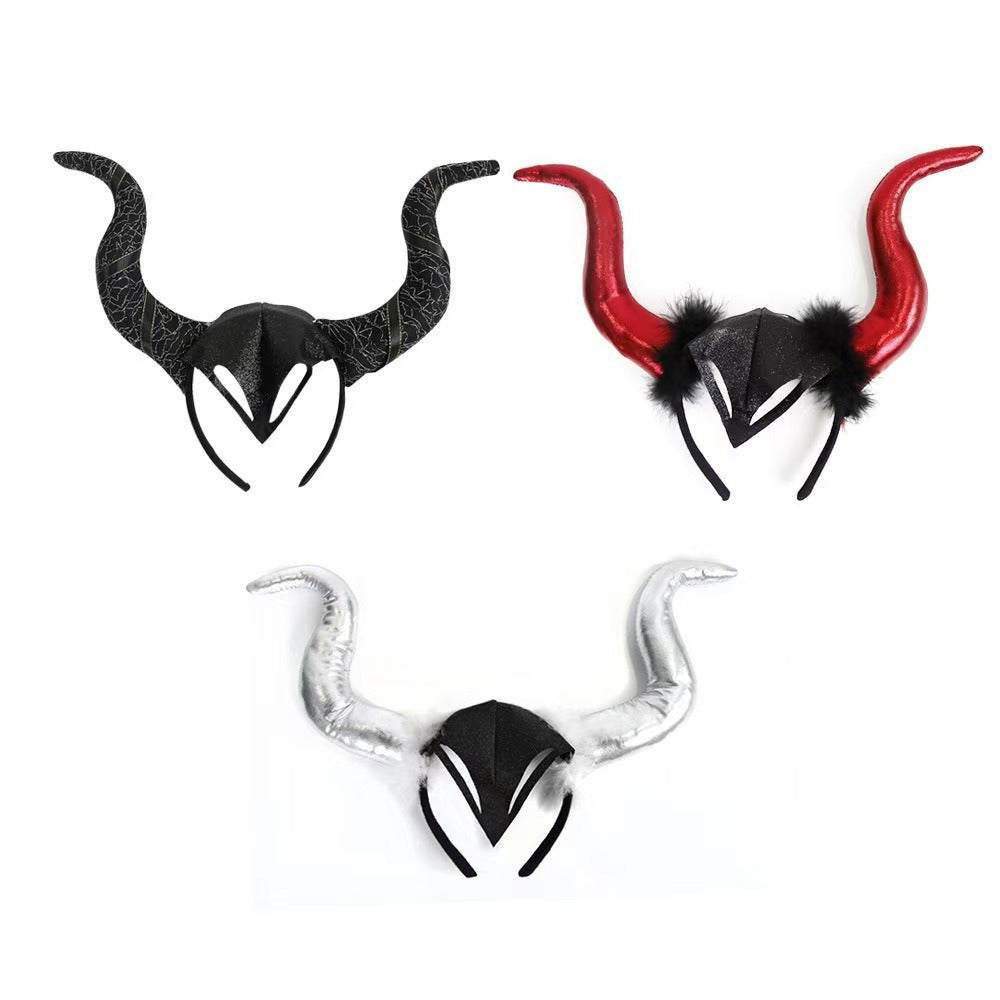 Devil Horn Headband for Halloween Costumes and Cosplay