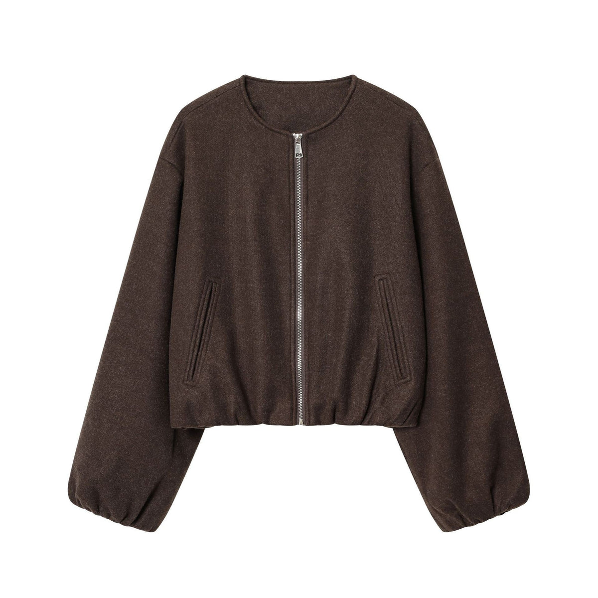 Womens Oversized Streetwear Zip Up Bomber Jacket