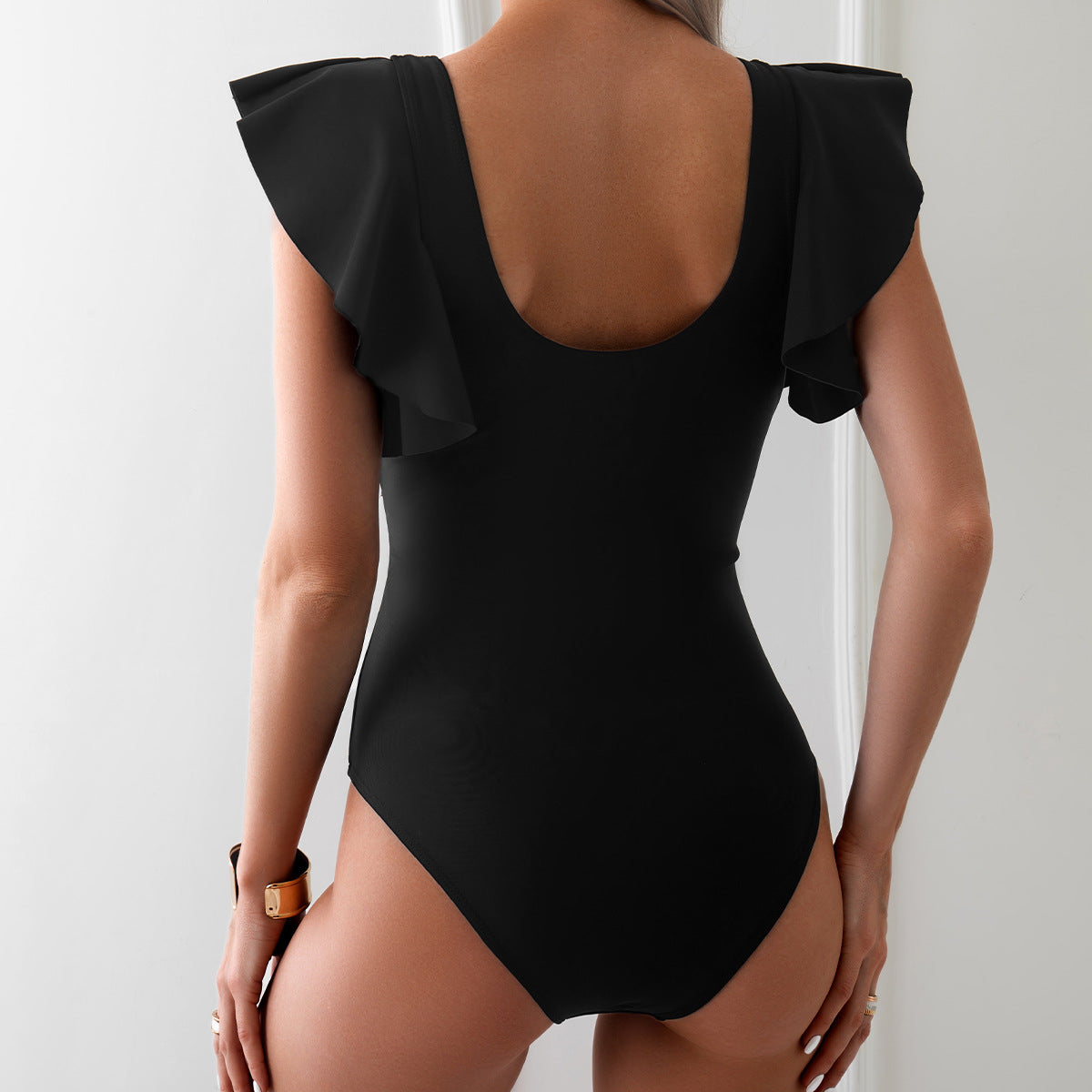 2025 New Women’s Sporty One-Piece Bikini Swimsuit – Quick-Dry Swimwear