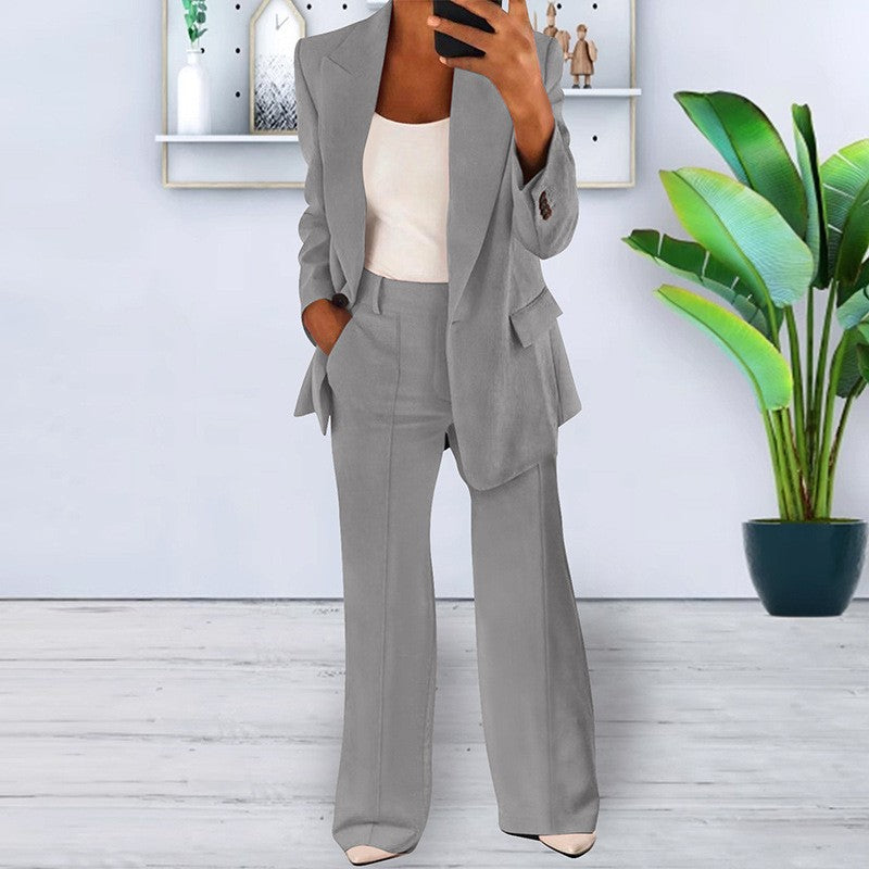 Women's 2 Piece Blazer Pants Set Business Casual