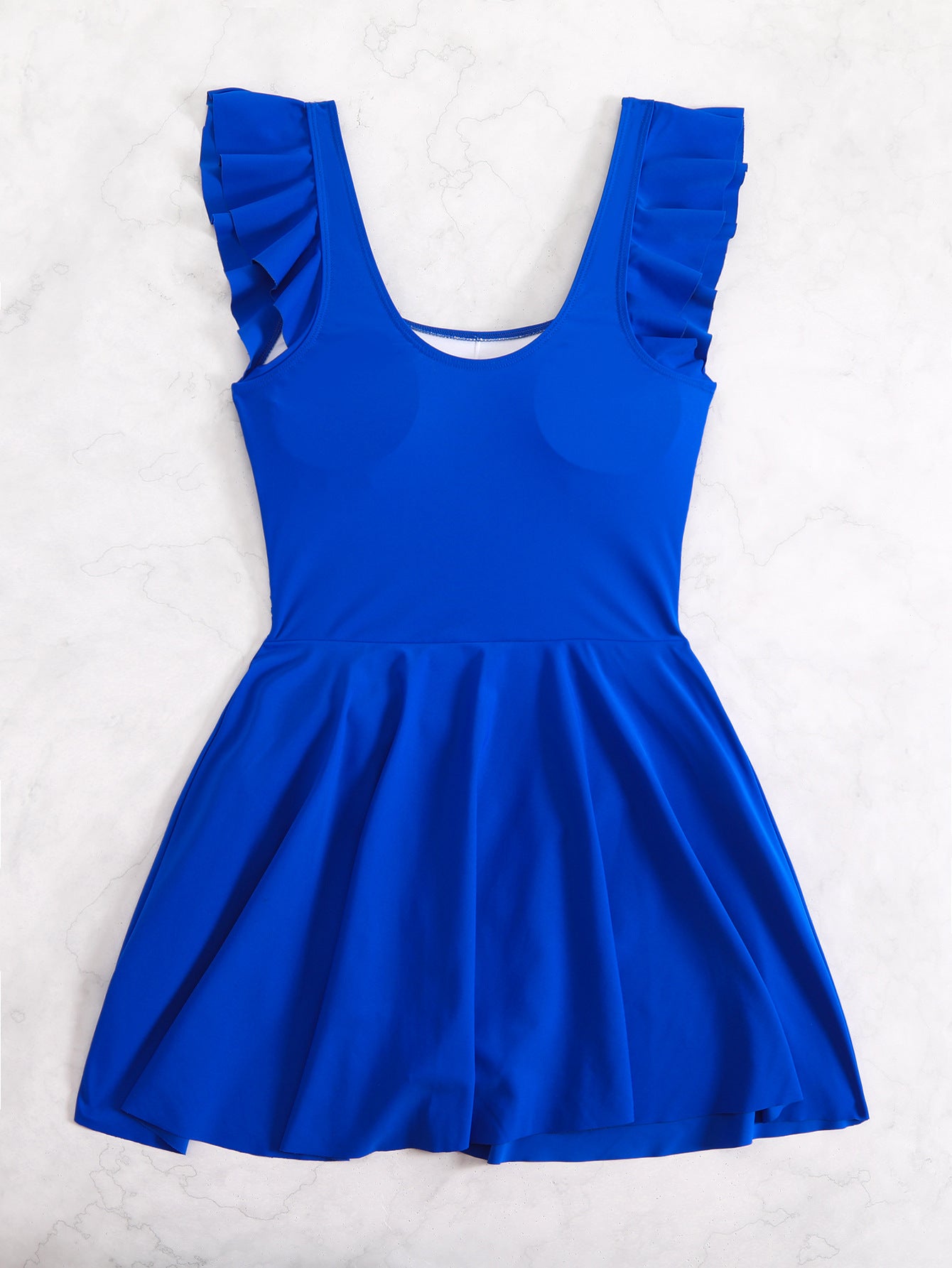 2025 New Women’s Plus Size Swimsuit - Modest Skirted Swim Dress