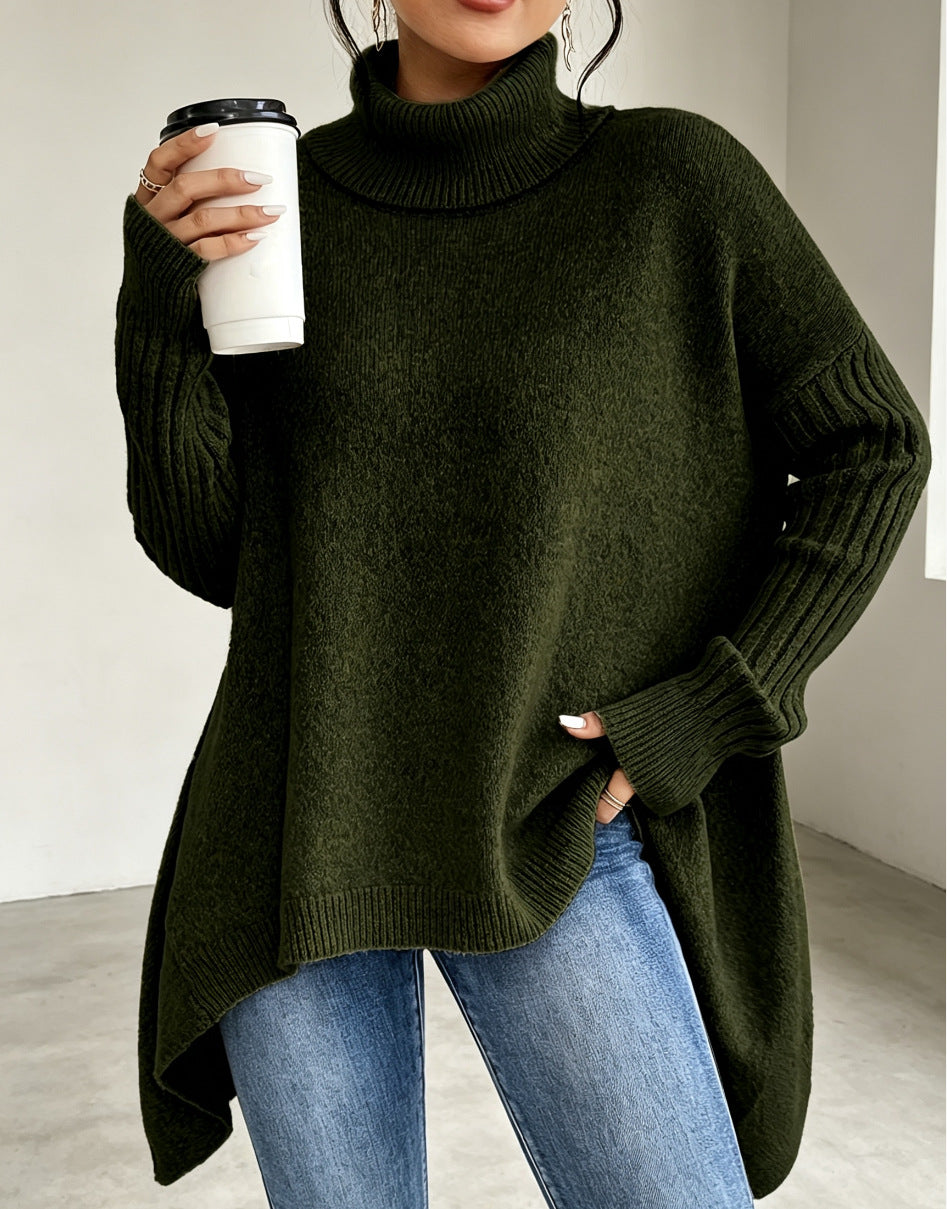 Women's Oversized Chunky Turtleneck Sweater