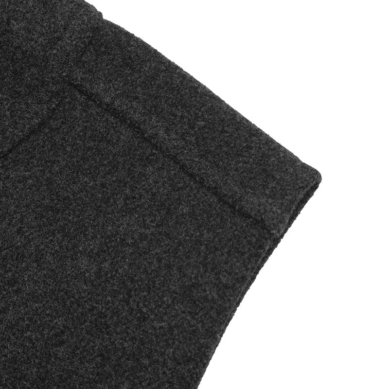 Solid Longline Vest Button Front Sleeveless Jacket