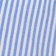 Blue Striped Flutter Sleeve Button Front Maxi Shirt Dress