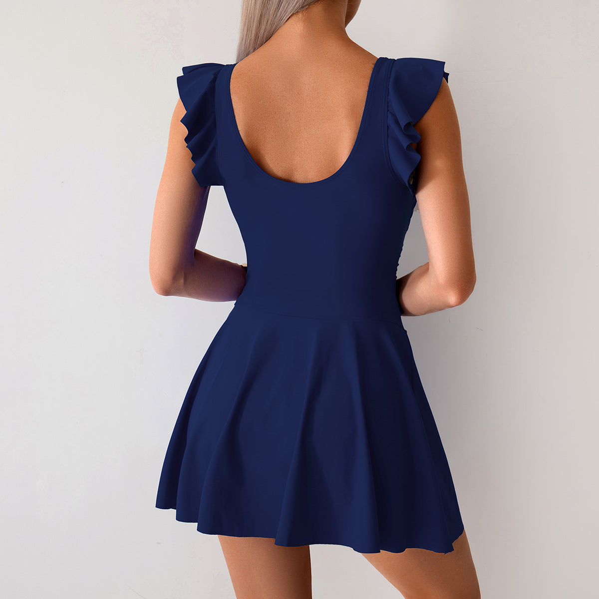 2025 New Women’s Plus Size Swimsuit - Modest Skirted Swim Dress