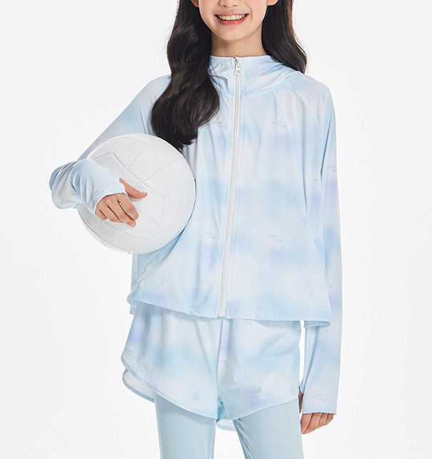 Girls Summer Quick Dry Lightweight Sun Protection Jacket