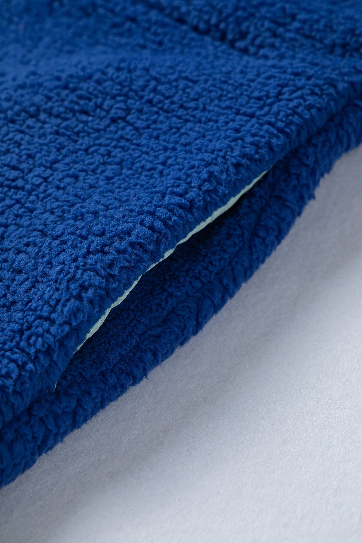 Cozy Sherpa Half Zip Pullover Hoodie with Contrast Trim