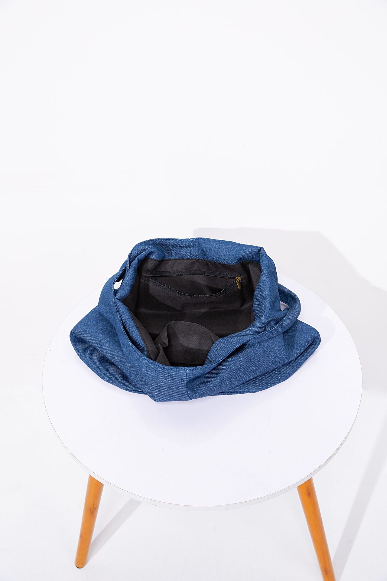 Vintage Denim Canvas Shoulder Tote Bag for Women