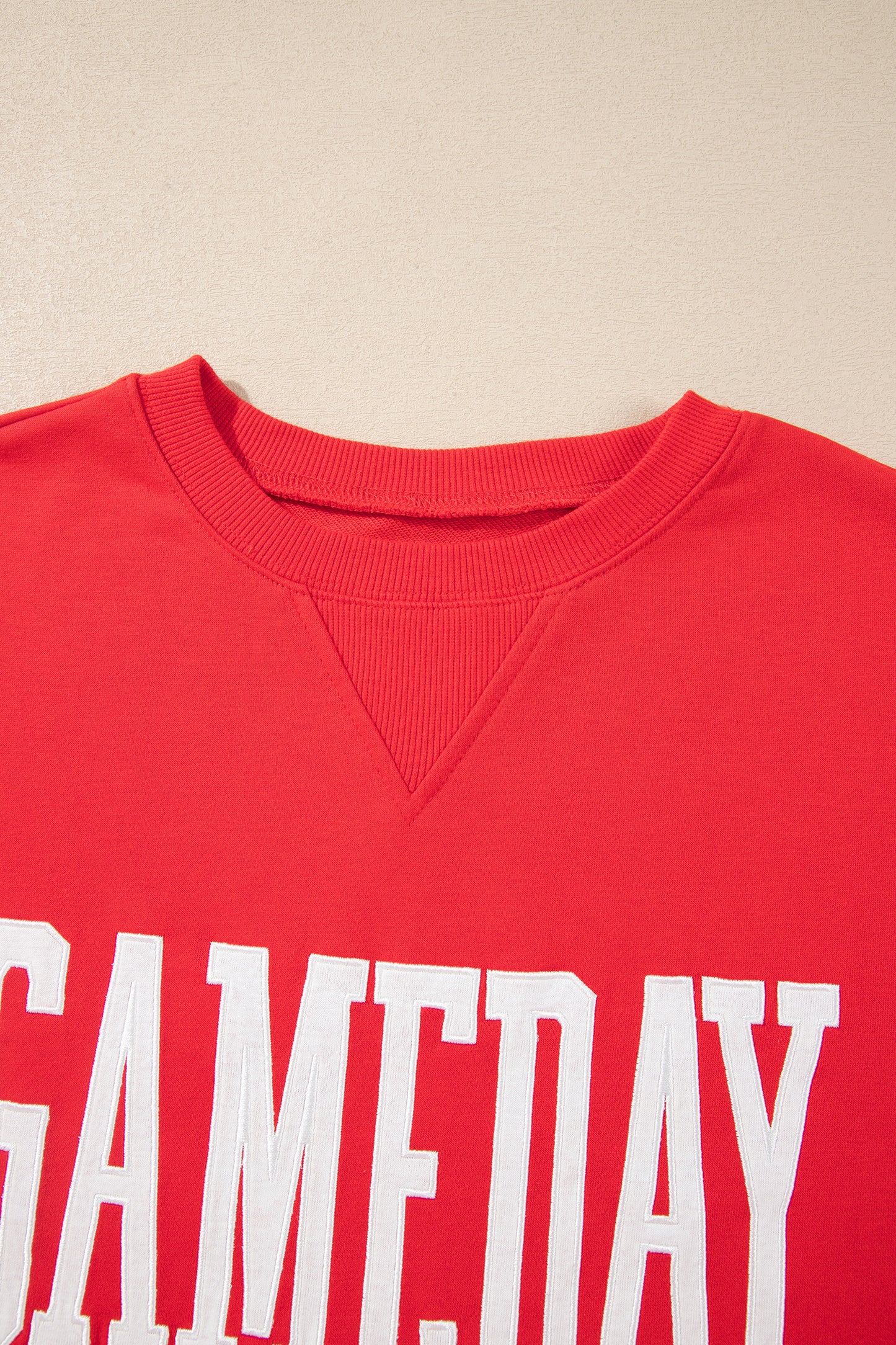 Fiery Red GAMEDAY Oversized Crewneck Sweatshirt