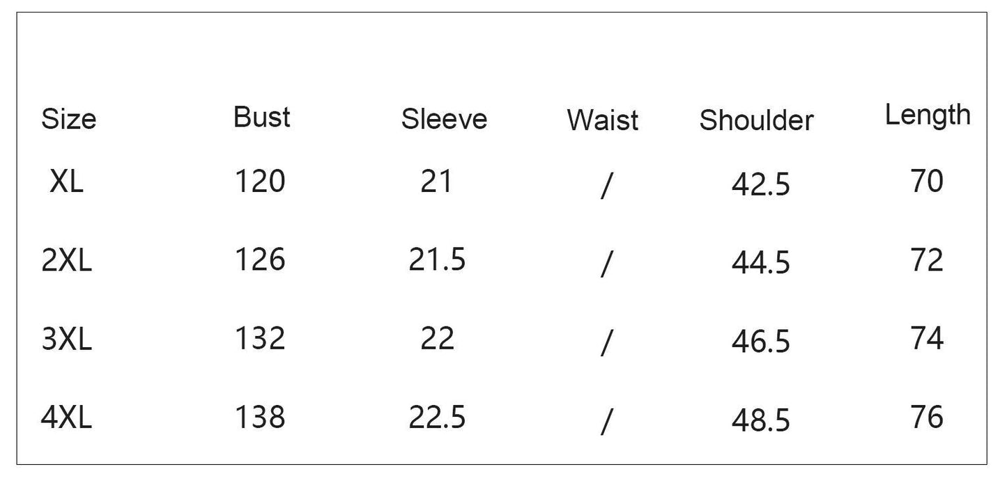 Loose Casual T-shirt Women's V-Neck Short Sleeve Plus Size Tops