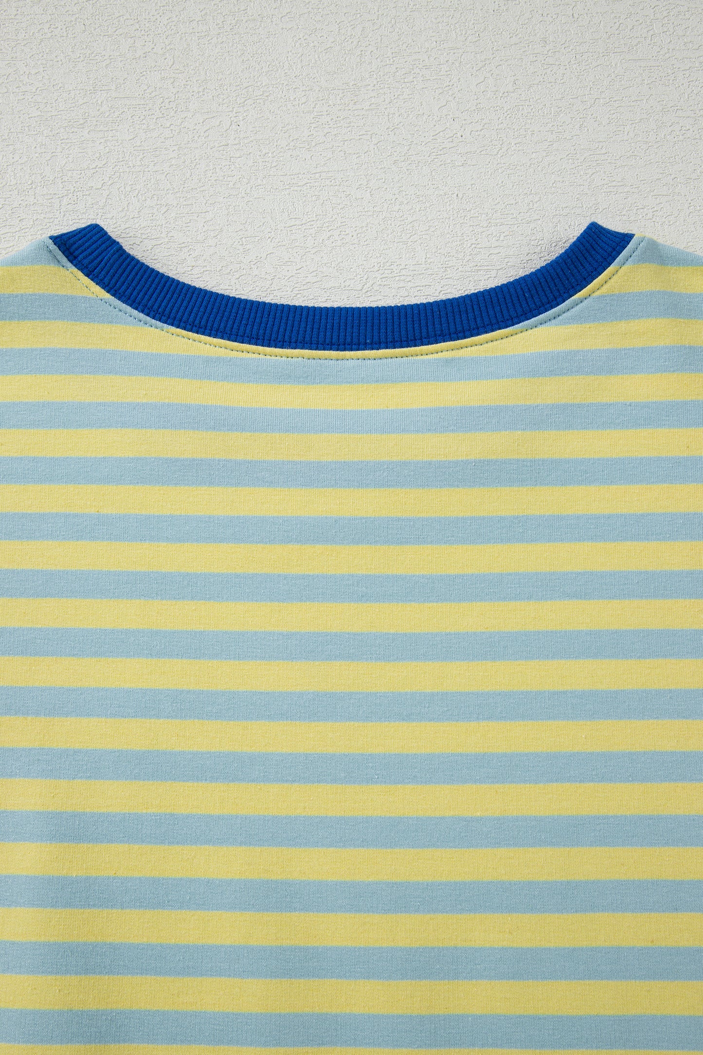 Striped Two Piece Lounge Set Womens Tee and Shorts