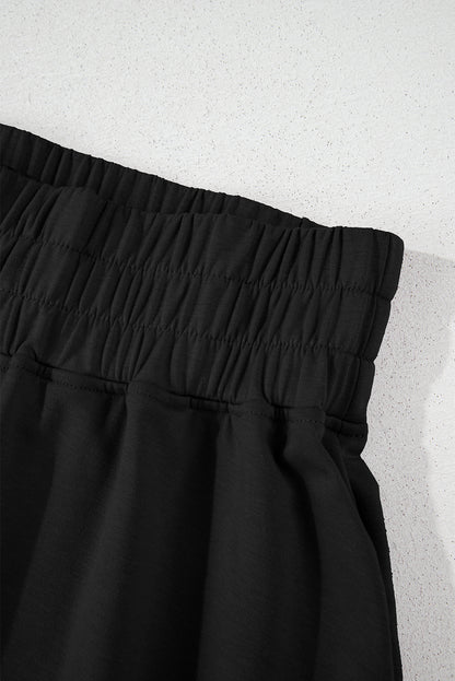 Cropped Tee Ruffle Skort 2 Piece Lounge Set Summer