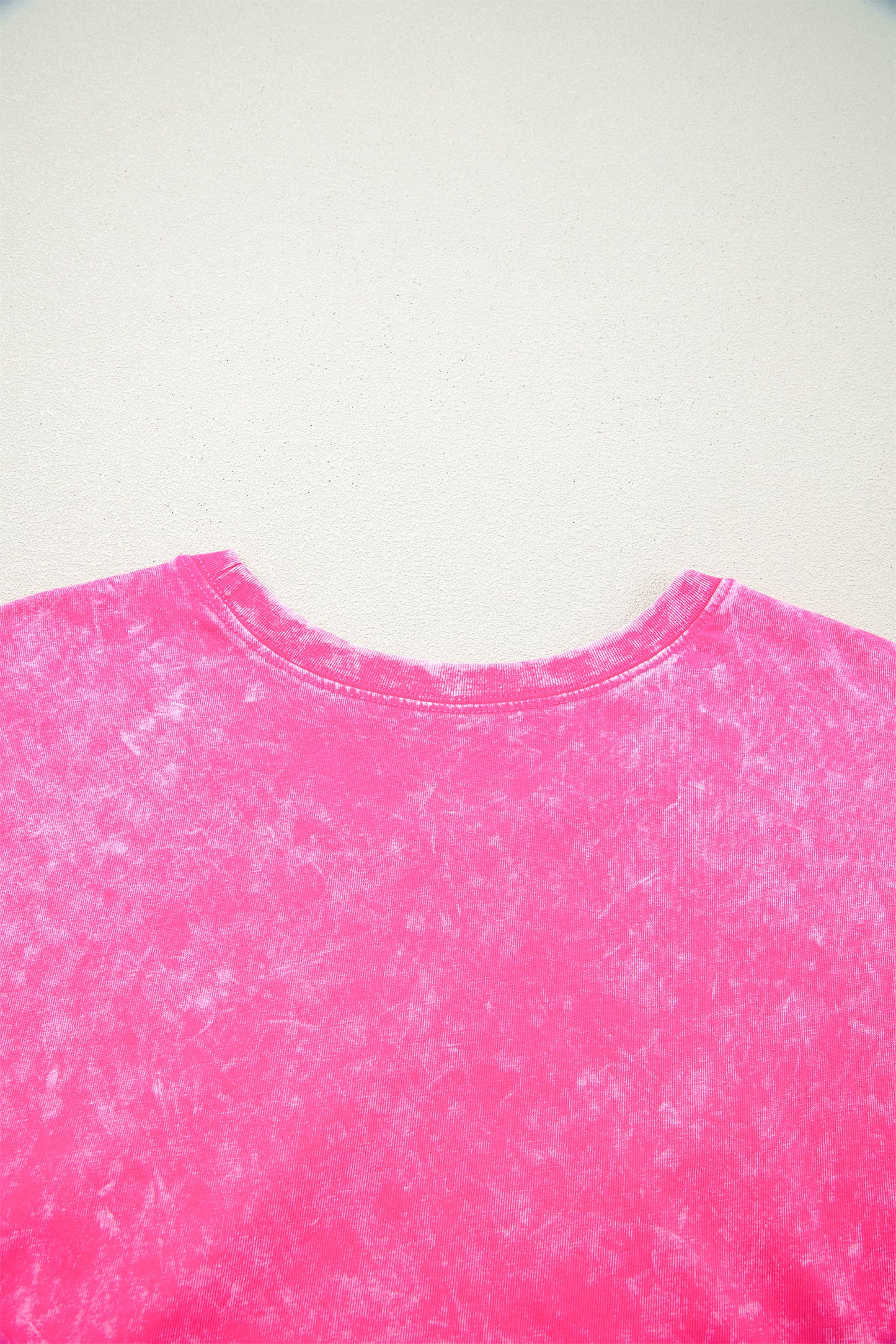Mineral Wash Cotton Lounge Set Tee and Drawstring Shorts