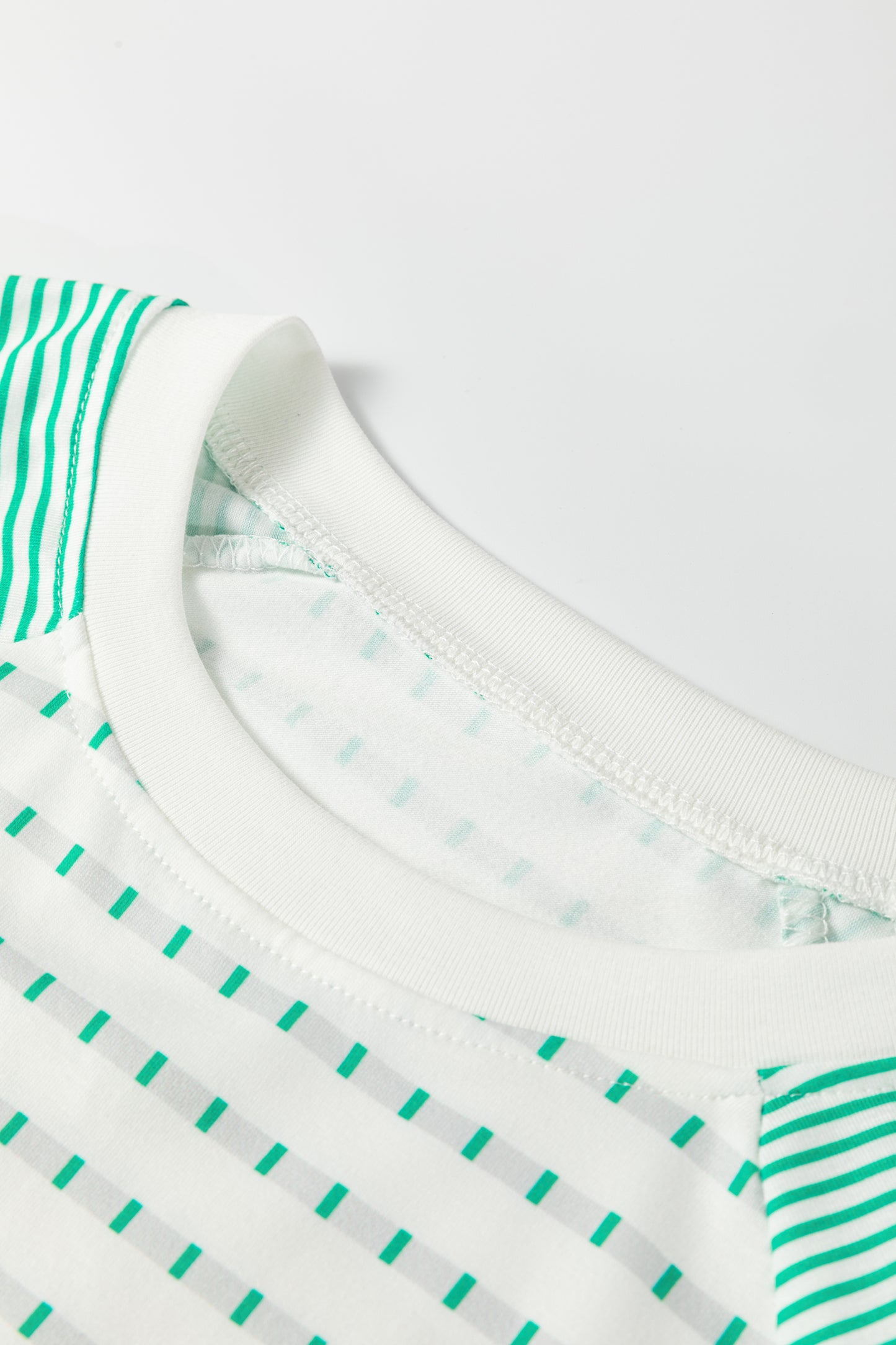 Striped Raglan Sleeve Color Block Long Sleeve Top