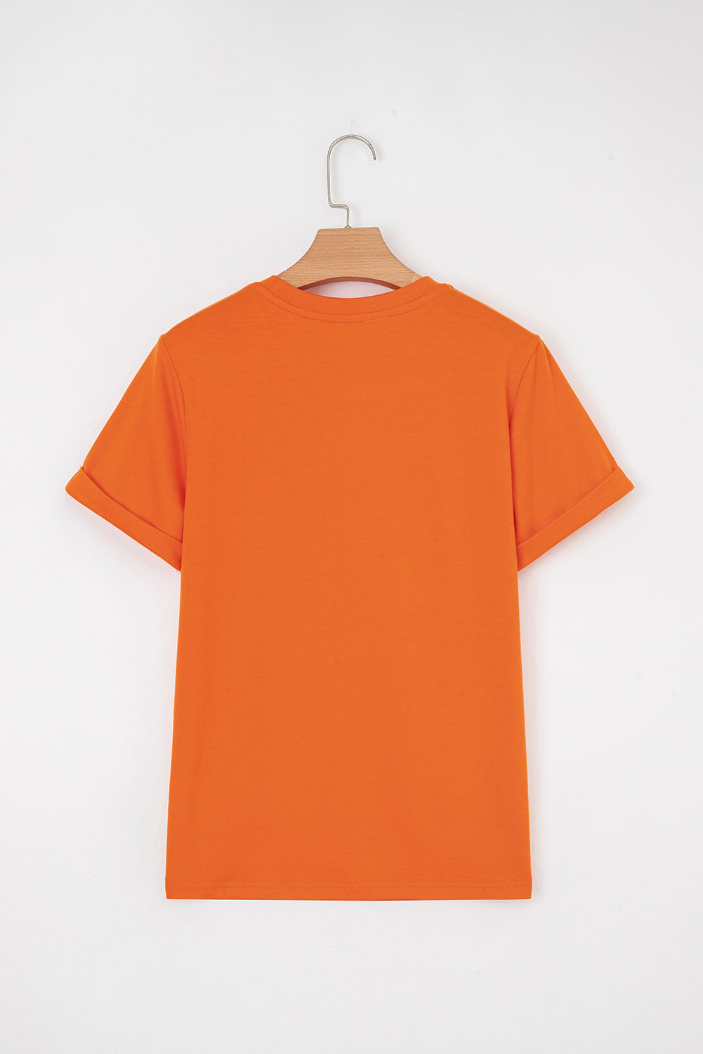 White Casual Crew Neck Short Sleeve Basic Tee