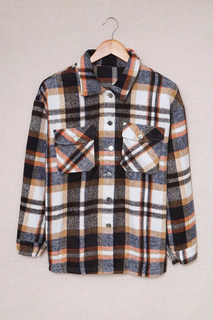 Plaid Button Down Oversized Shacket