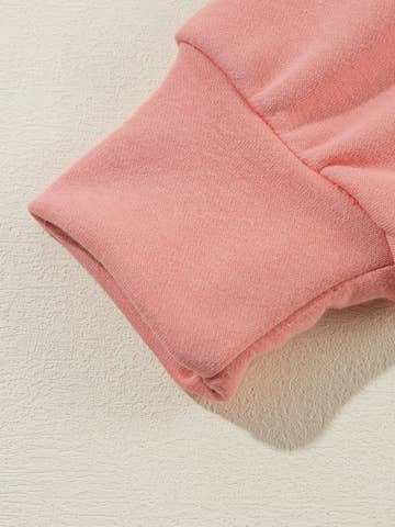 Bowknot Dewback Round Neck Sweatshirt