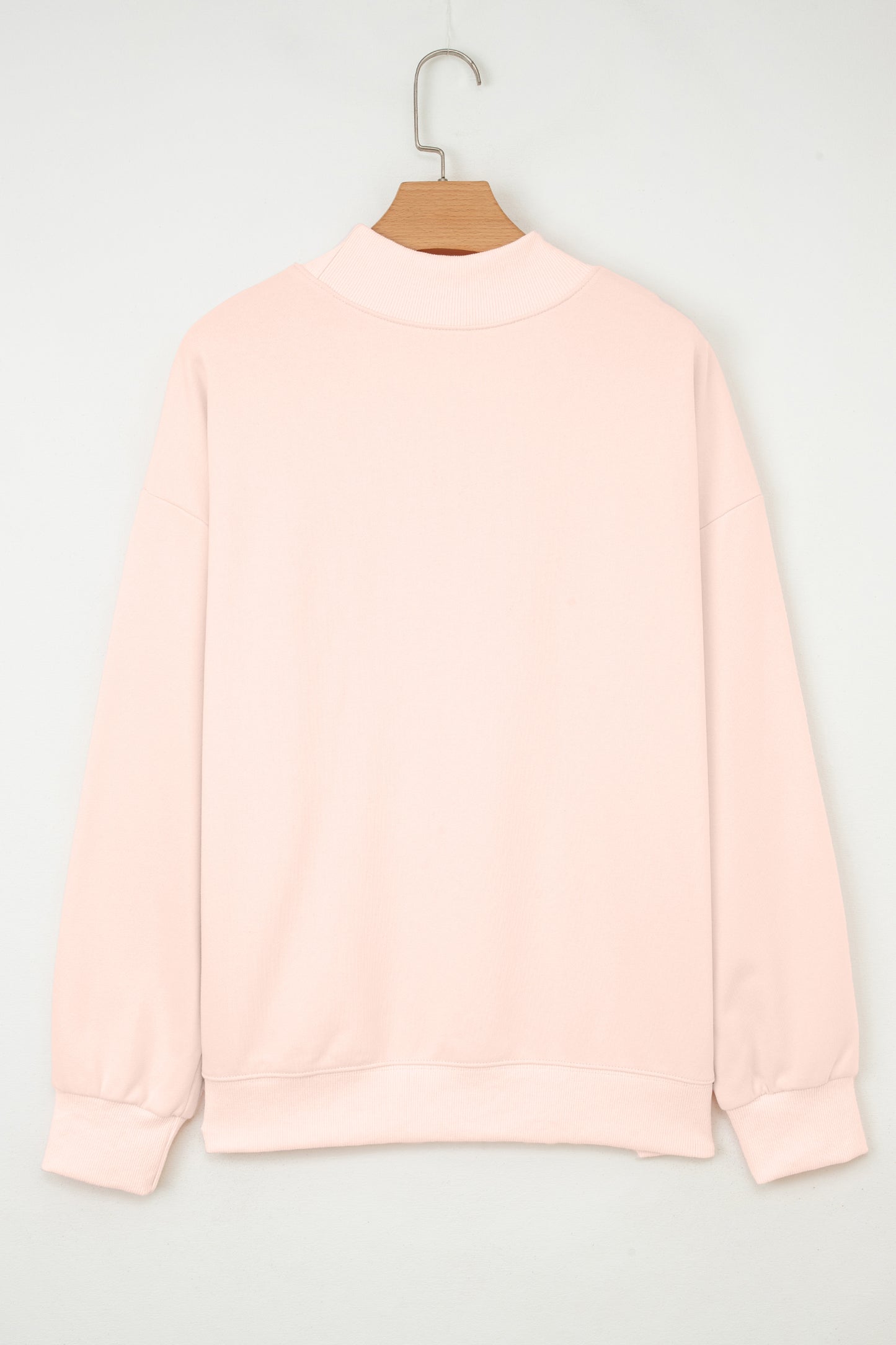 Pink Easter Bunny Chenille Patch Sweatshirt