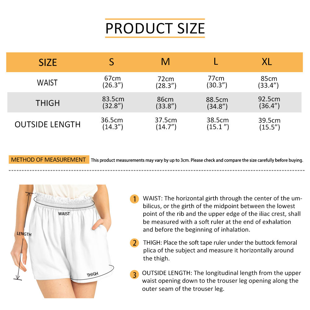 Women's Rugby Casual Shorts with Pockets