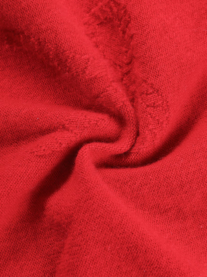 Girl's Solid Color Knit Cardigan Button Front Sweater