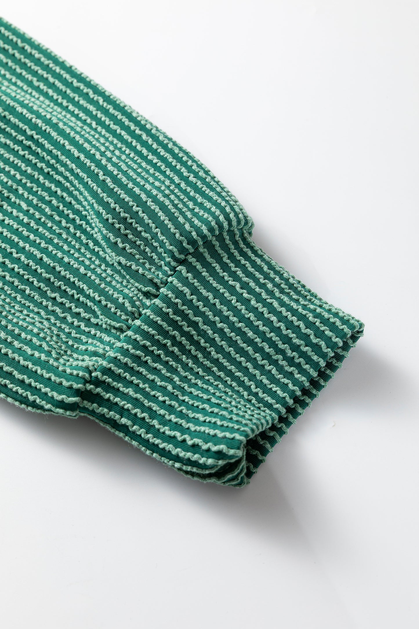 JOLLY Ribbed Knit Long Sleeve Top and Pants Set