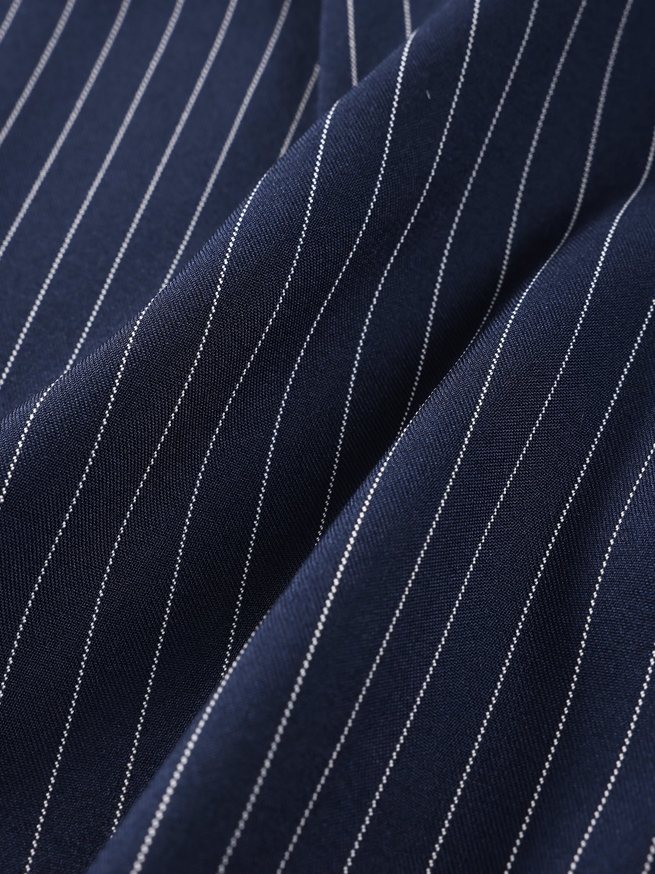 Kids Pinstripe Wide Leg Pants Elastic Waist