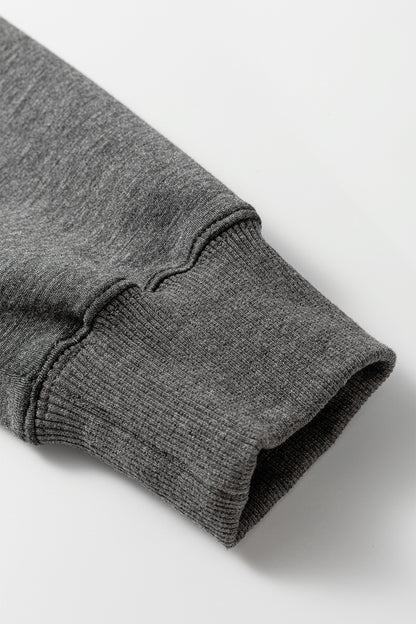 V Neck Collared Sweatshirt and Sweatpants Lounge Set