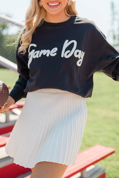 Chenille Game Day Graphic Crewneck Sweatshirt