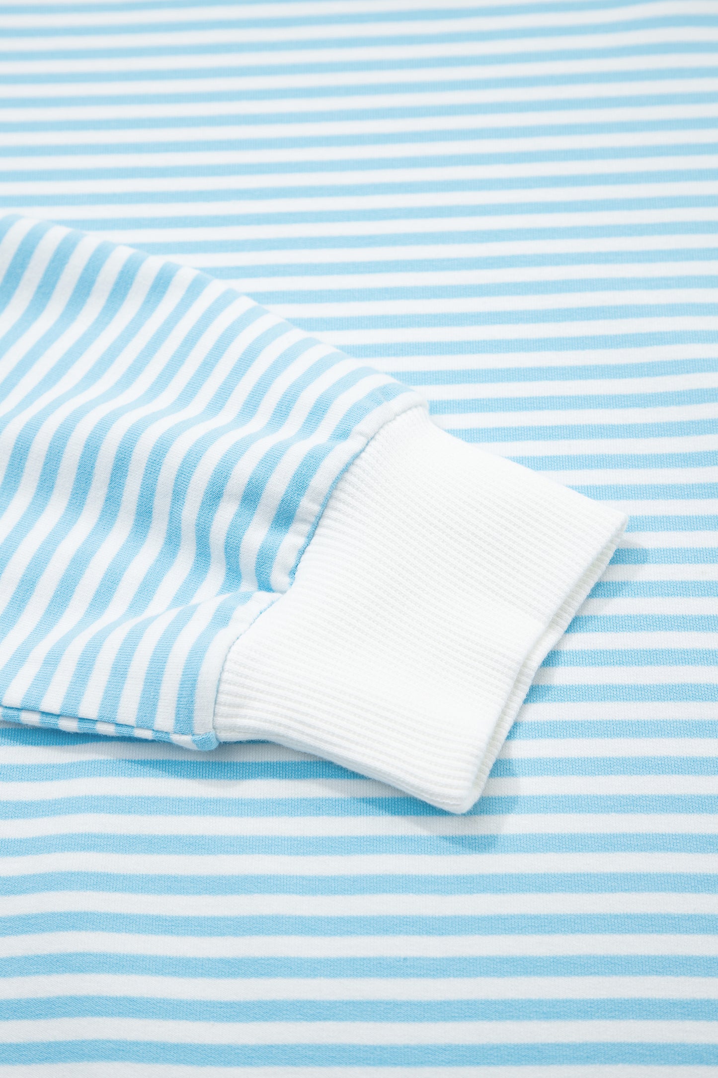 Pink Stripe Oversized Mock Neck Sweatshirt Shorts Set