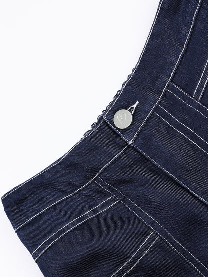 Girls' Denim Set - Stylish Casual Outfit for Kids