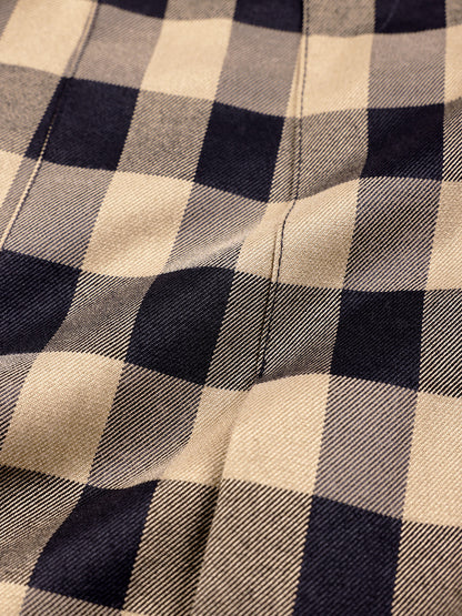 Girls' Plaid Pleated Skirt with Classic Fit