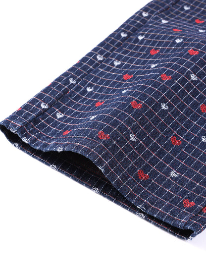 Girls' Trendy High-Waisted Wide-Leg Pants with Star Print