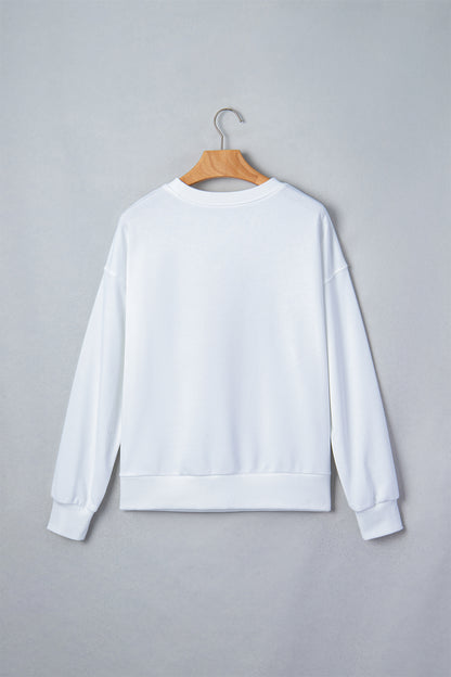 Game Day Football Embroidered Crewneck Sweatshirt