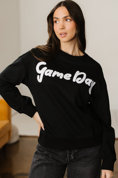 Chenille Game Day Graphic Crewneck Sweatshirt